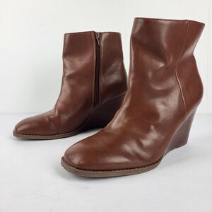 Dolce Vita Women’s Rupart Wedge Heel Booties Brown Size 9.5